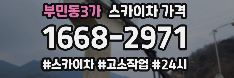 부민동3가 스카이차 가격