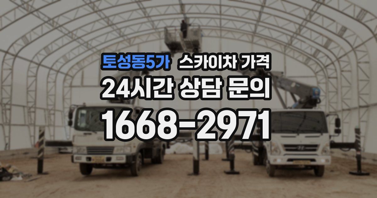 토성동5가 스카이차 가격
