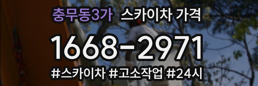 충무동3가 스카이차 가격