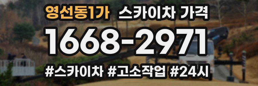 영선동1가 스카이차 가격