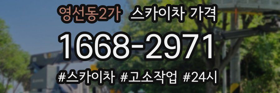 영선동2가 스카이차 가격