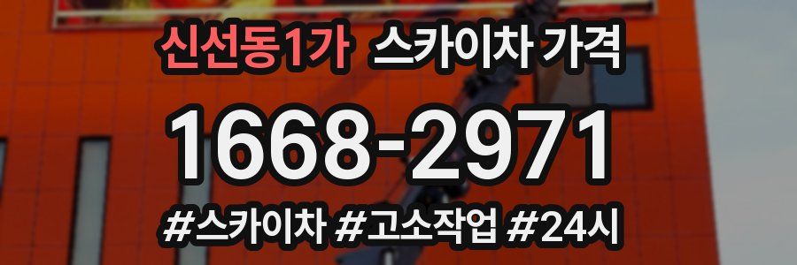 신선동1가 스카이차 가격