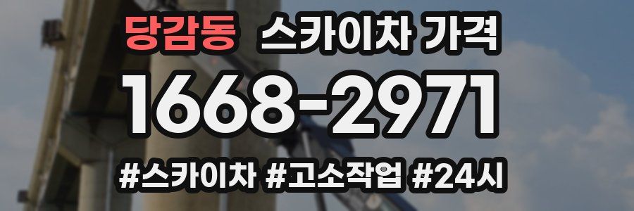 당감동 스카이차 가격