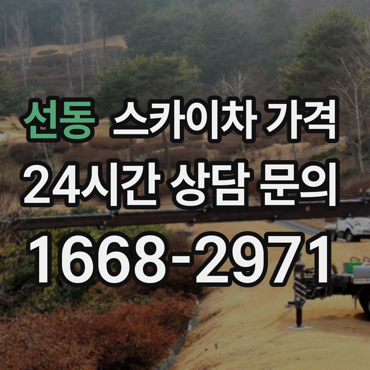선동 스카이차 가격 한 번 부를 때 같이 하면 좋은 작업 리스트