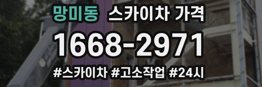 망미동 스카이차 가격