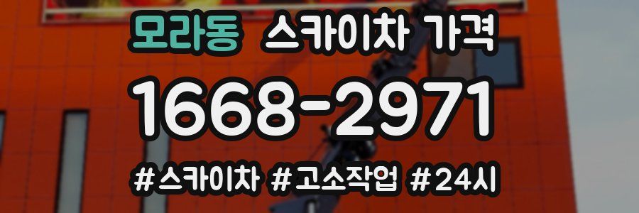 모라동 스카이차 가격