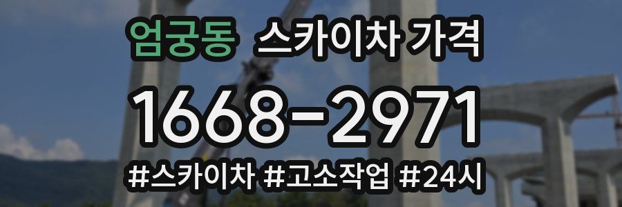 엄궁동 스카이차 가격