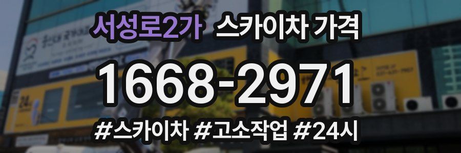 서성로2가 스카이차 가격