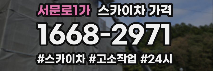 서문로1가 스카이차 가격
