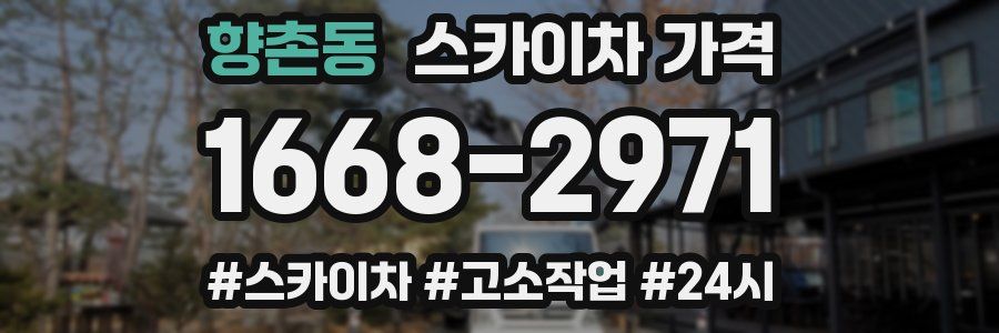 향촌동 스카이차 가격