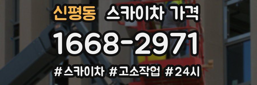 신평동 스카이차 가격