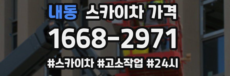 내동 스카이차 가격