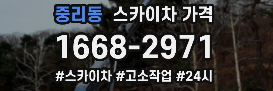 중리동 스카이차 가격