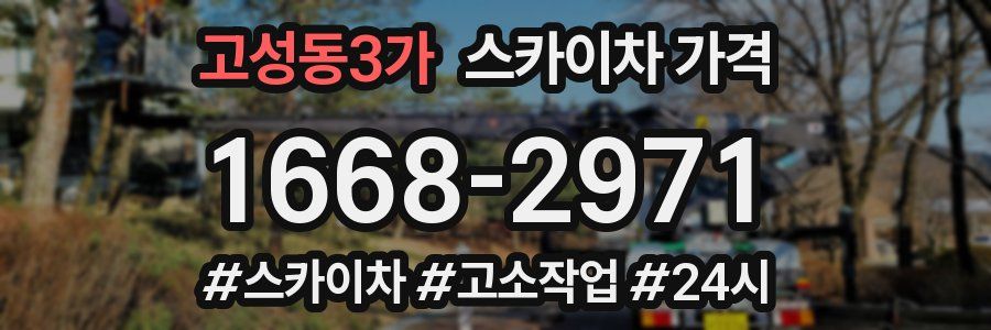 고성동3가 스카이차 가격