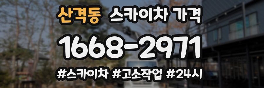 산격동 스카이차 가격