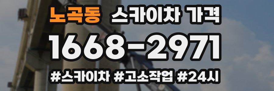 노곡동 스카이차 가격