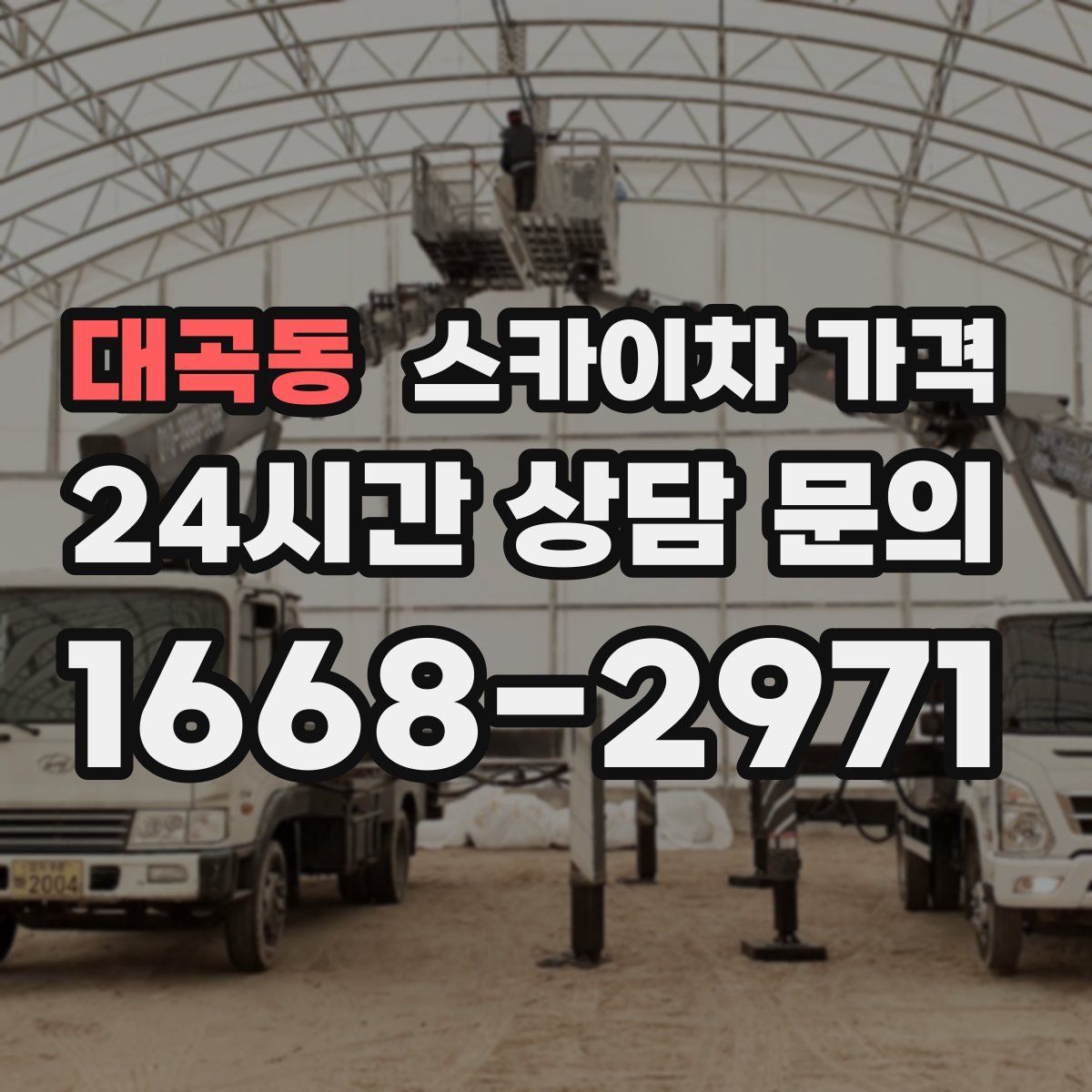 대곡동 스카이차 가격