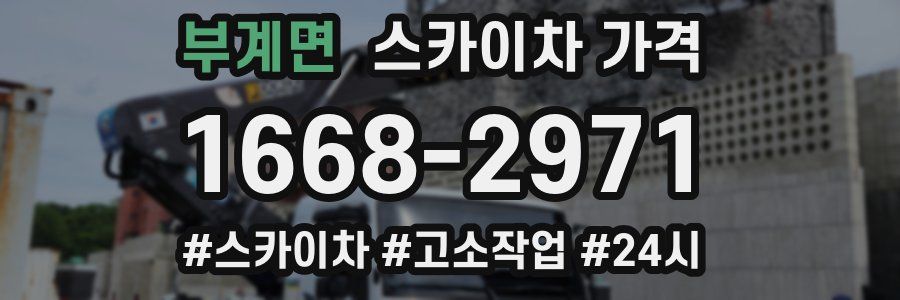 부계면 스카이차 가격