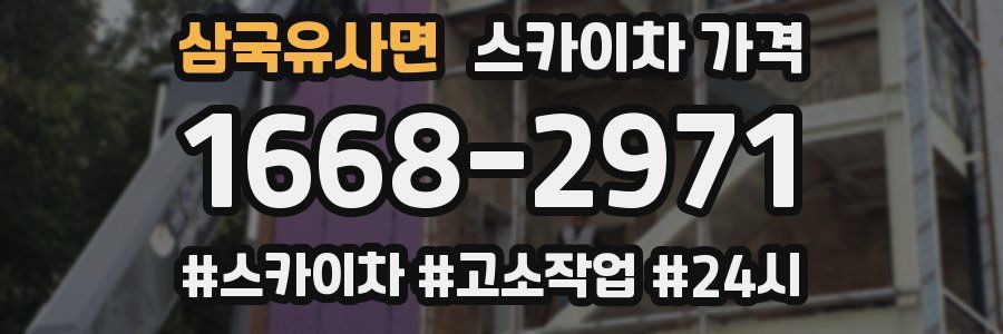 삼국유사면 스카이차 가격