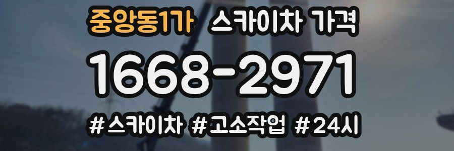 중앙동1가 스카이차 가격