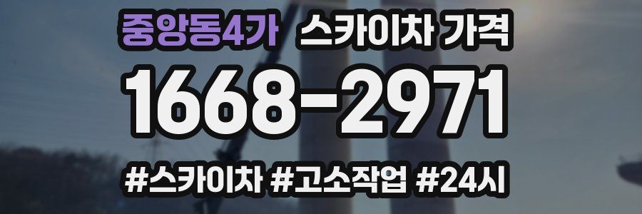 중앙동4가 스카이차 가격