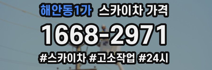 해안동1가 스카이차 가격