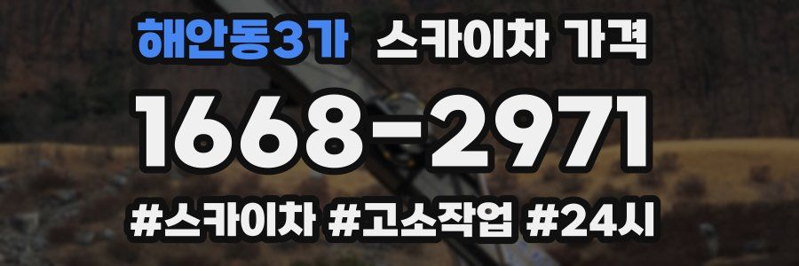 해안동3가 스카이차 가격