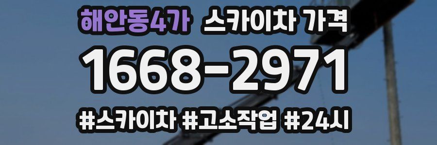 해안동4가 스카이차 가격