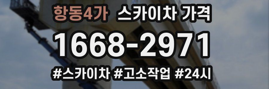 항동4가 스카이차 가격