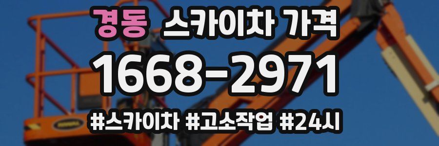 경동 스카이차 가격