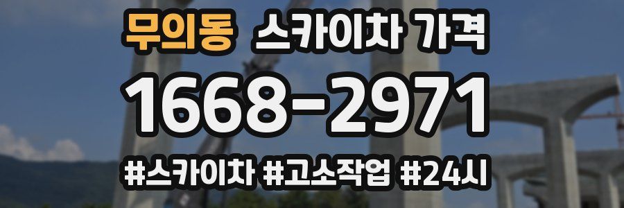 무의동 스카이차 가격