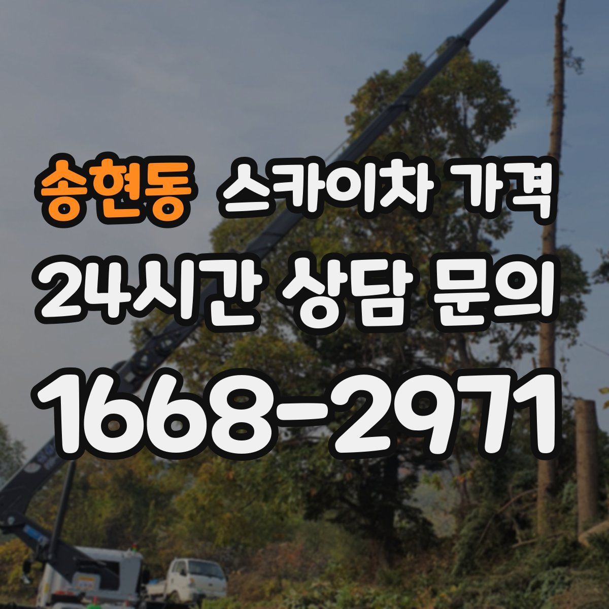 송현동 스카이차 가격