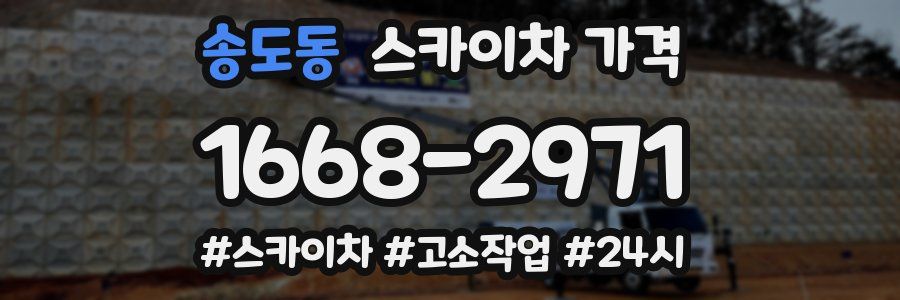 송도동 스카이차 가격