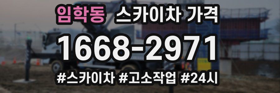 임학동 스카이차 가격