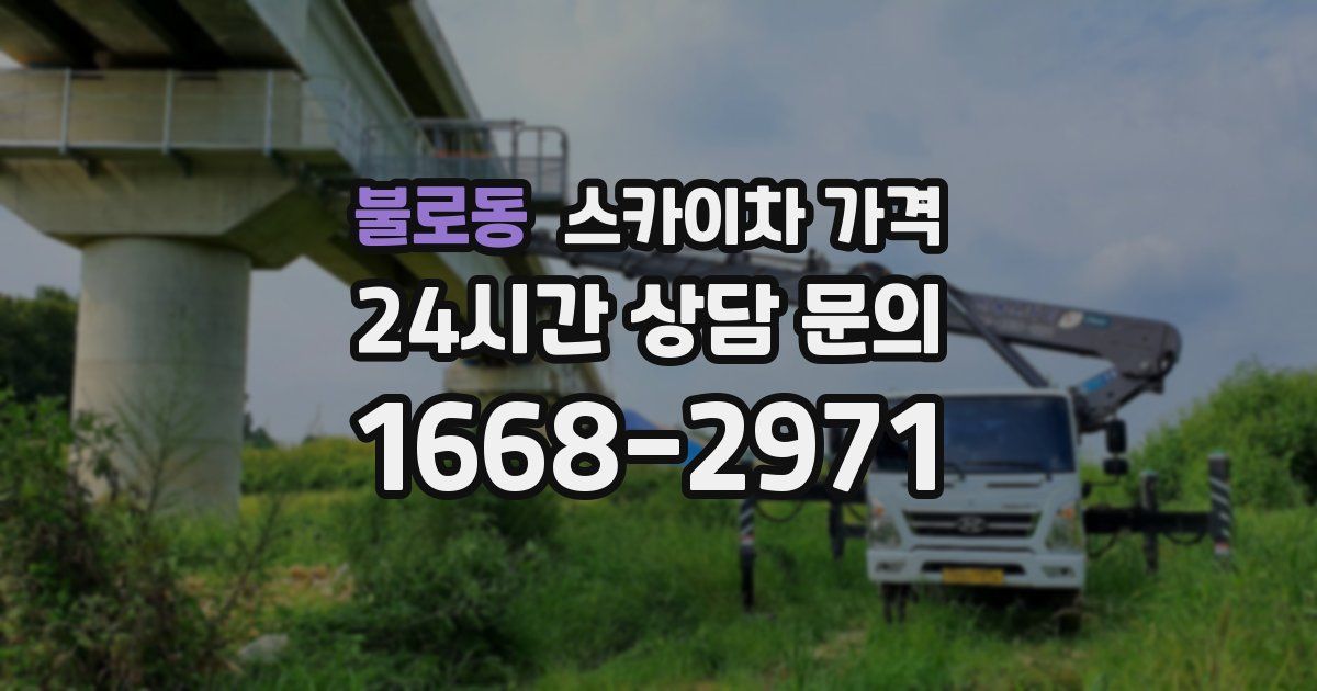 불로동 스카이차 가격