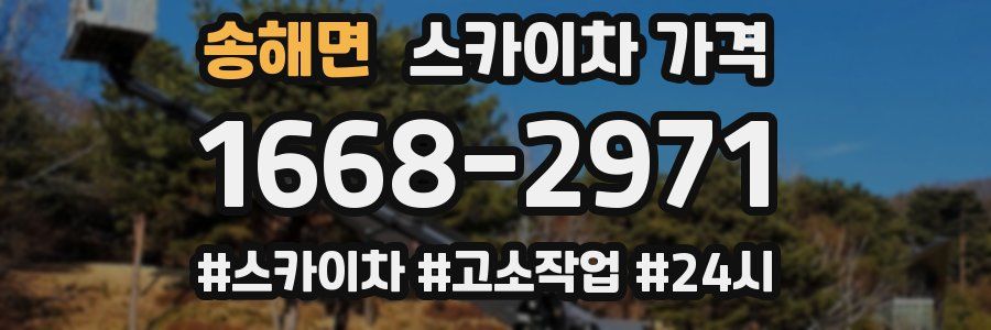 송해면 스카이차 가격