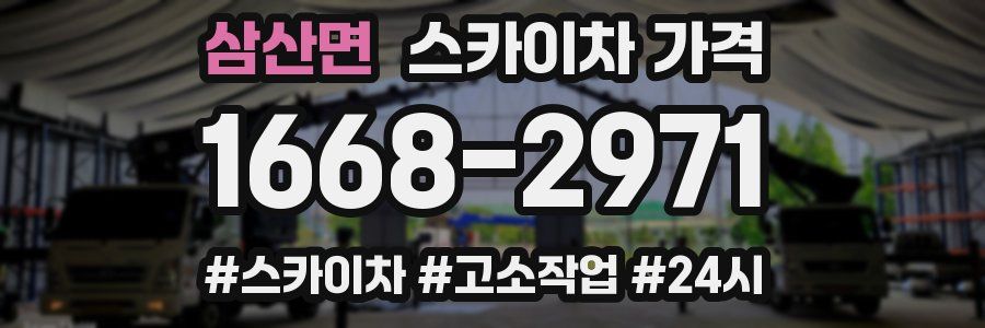 삼산면 스카이차 가격