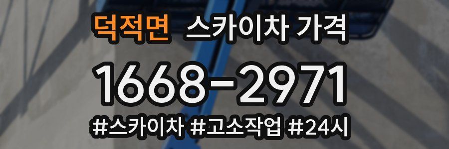 덕적면 스카이차 가격