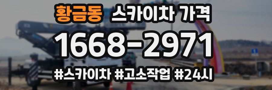 황금동 스카이차 가격