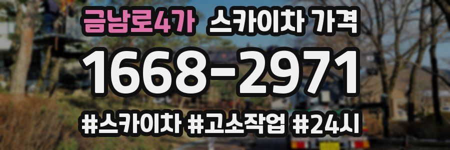 금남로4가 스카이차 가격