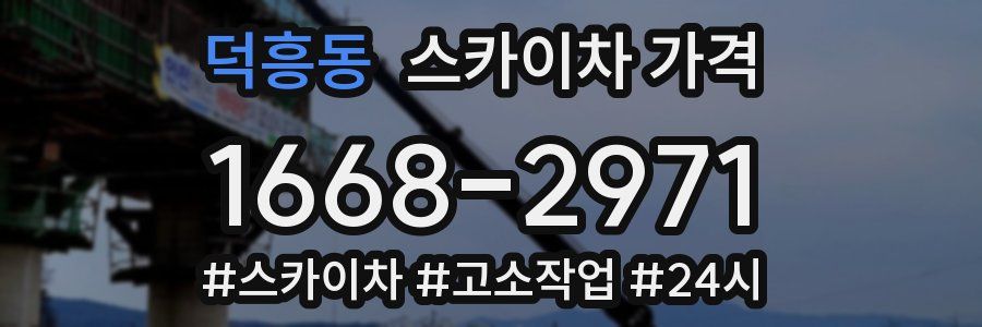 덕흥동 스카이차 가격