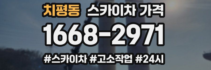 치평동 스카이차 가격