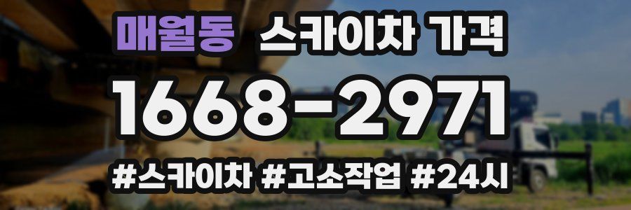 매월동 스카이차 가격