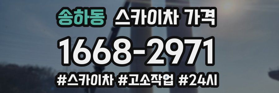 송하동 스카이차 가격