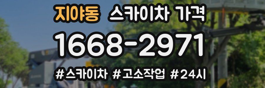 지야동 스카이차 가격