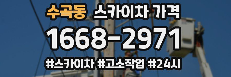 수곡동 스카이차 가격