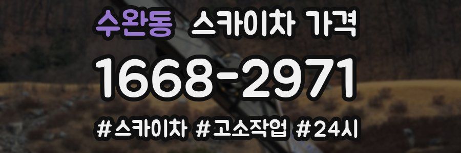 수완동 스카이차 가격