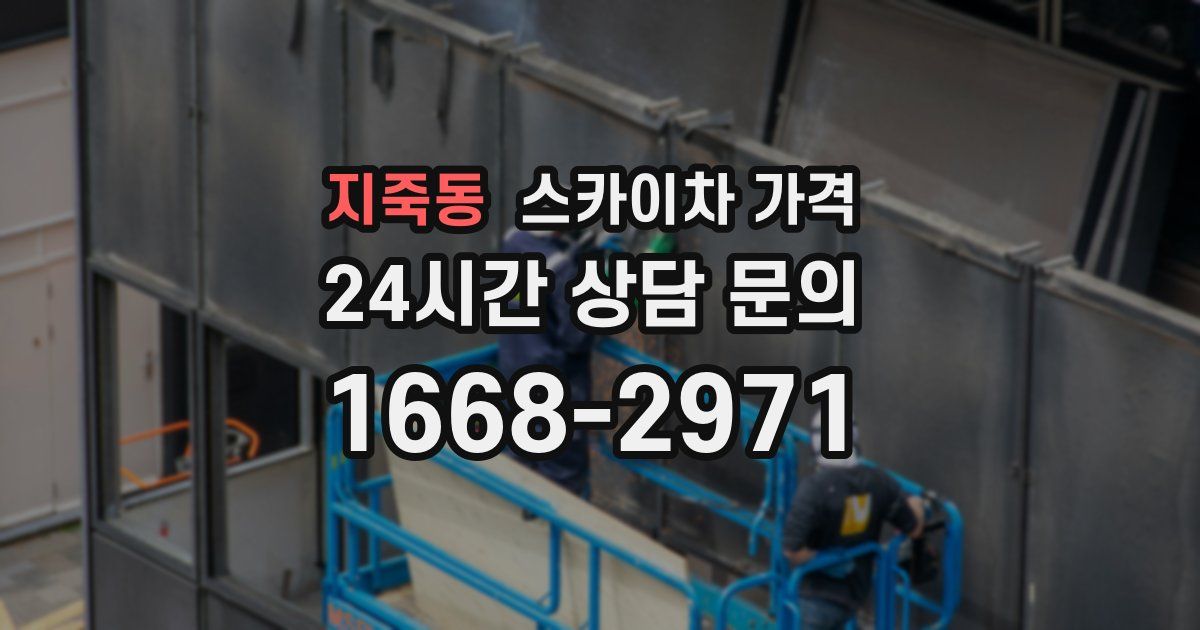 지죽동 스카이차 가격