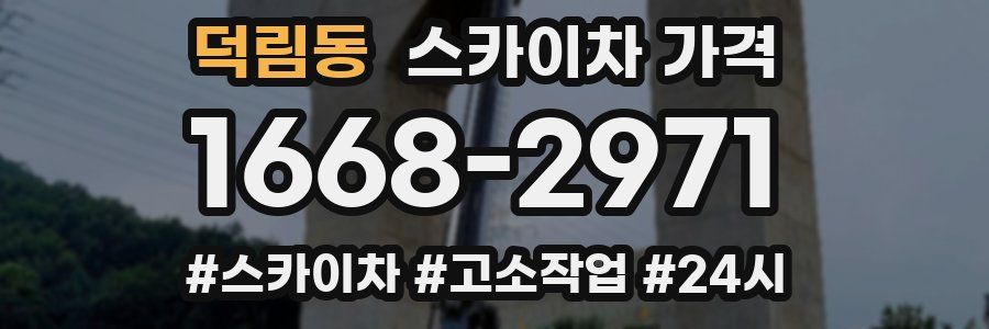 덕림동 스카이차 가격