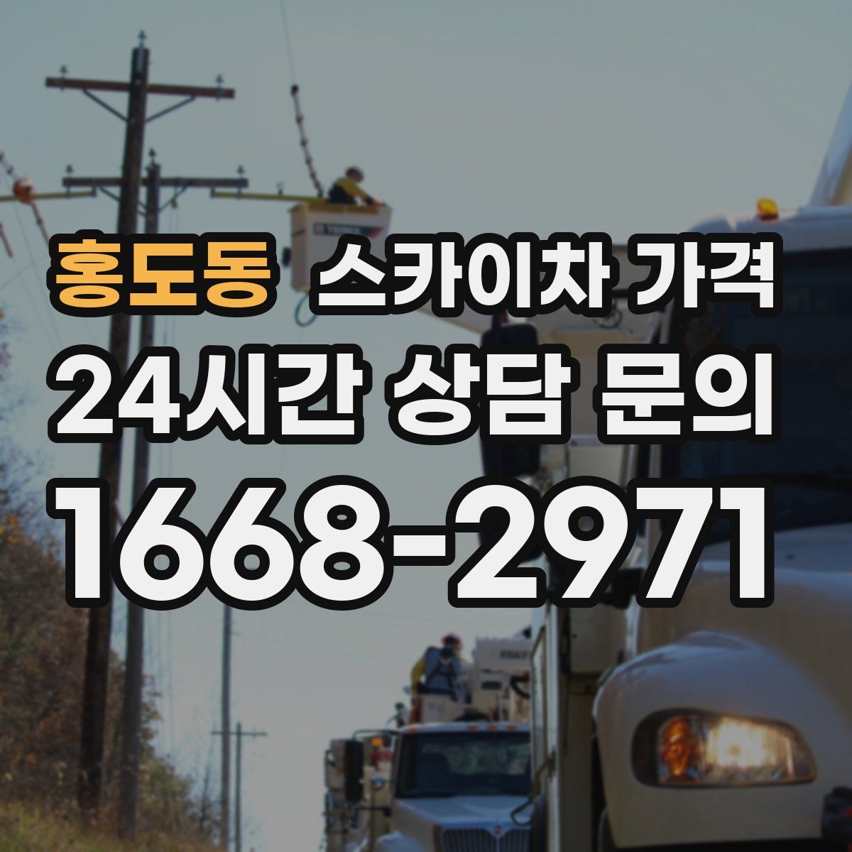 홍도동 스카이차 가격